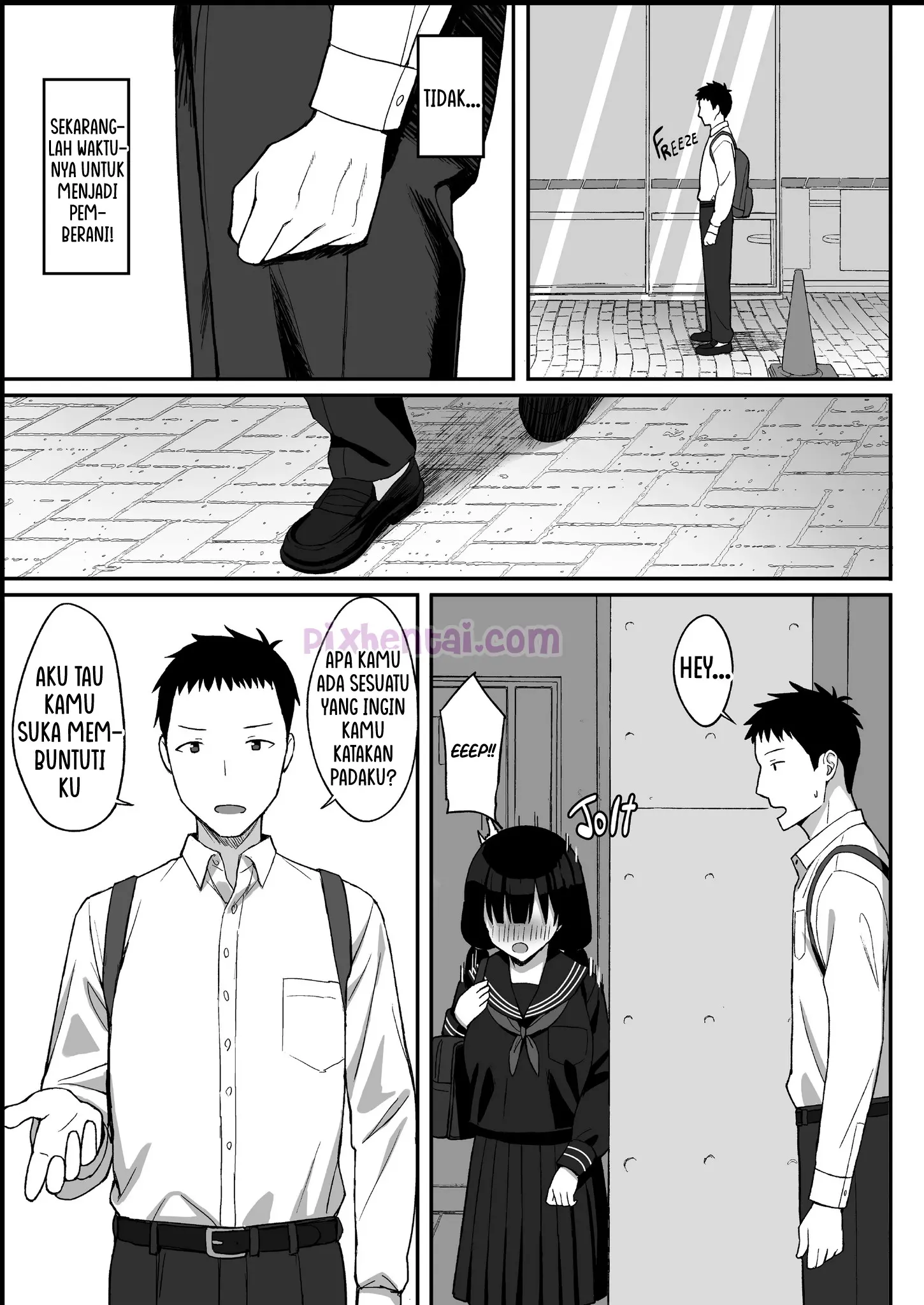 Komik hentai xxx manga sex bokep My Big-Boobed Stalker is Now My Girlfriend 8